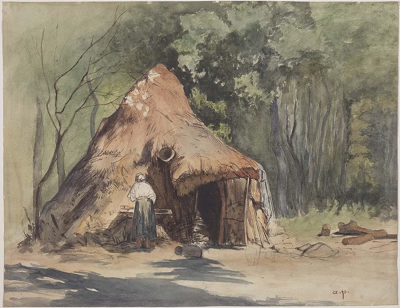 Capanna degli zingari - Museo delle Belle Arti di Boston